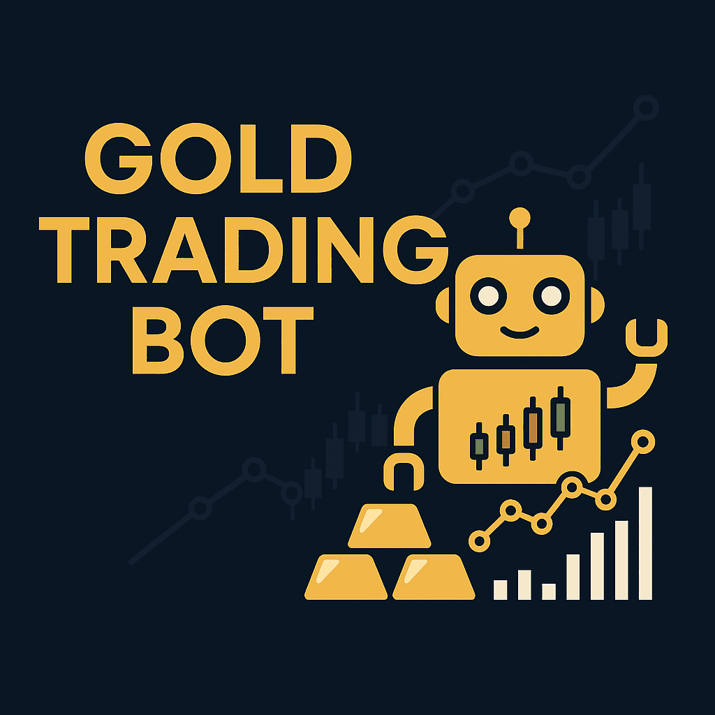 Gold trading bot scanning market charts on screen, symbolizing automation and precision in forex trading
