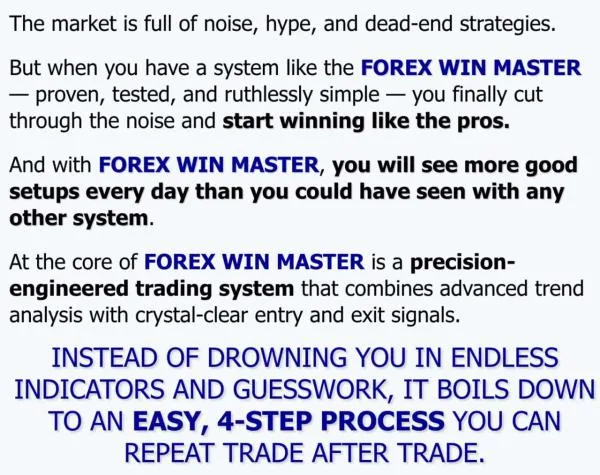 FOREX WIN MASTER SYSTEM by Tradeology