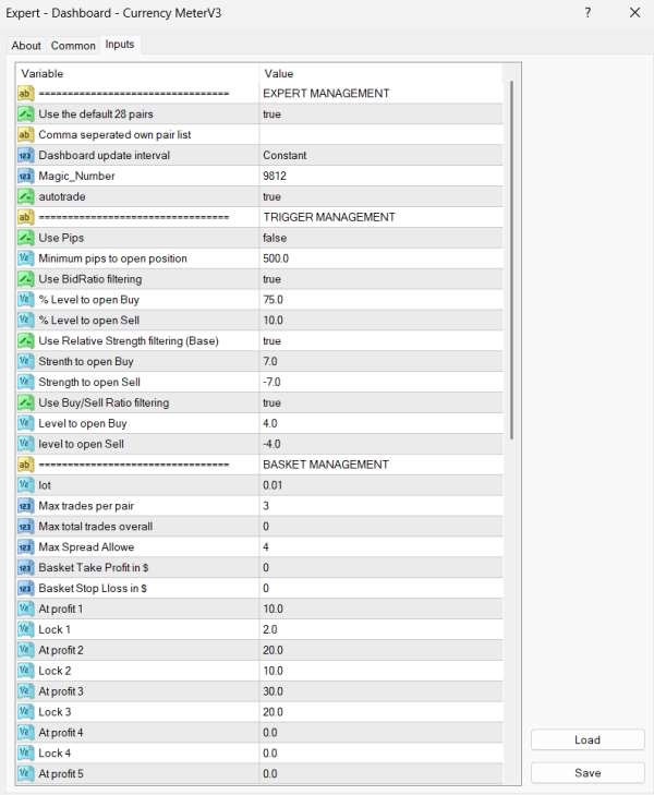 Screenshot 909 Dashboard Currency Meter