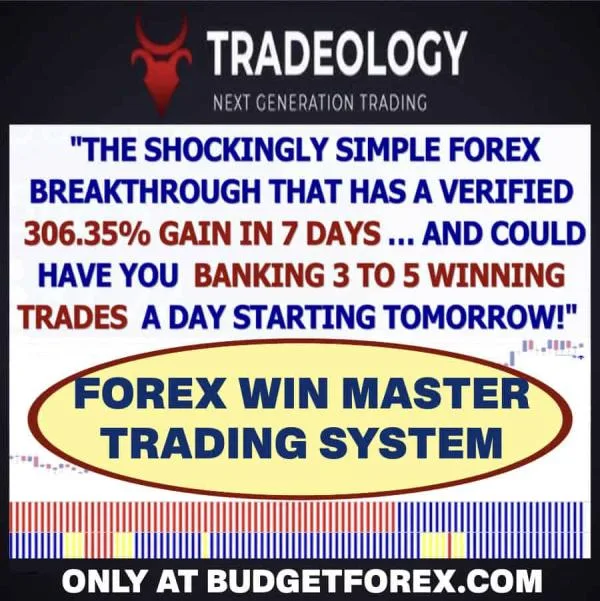 FOREX WIN MASTER SYSTEM by Tradeology (INSTANT DOWNLOAD)