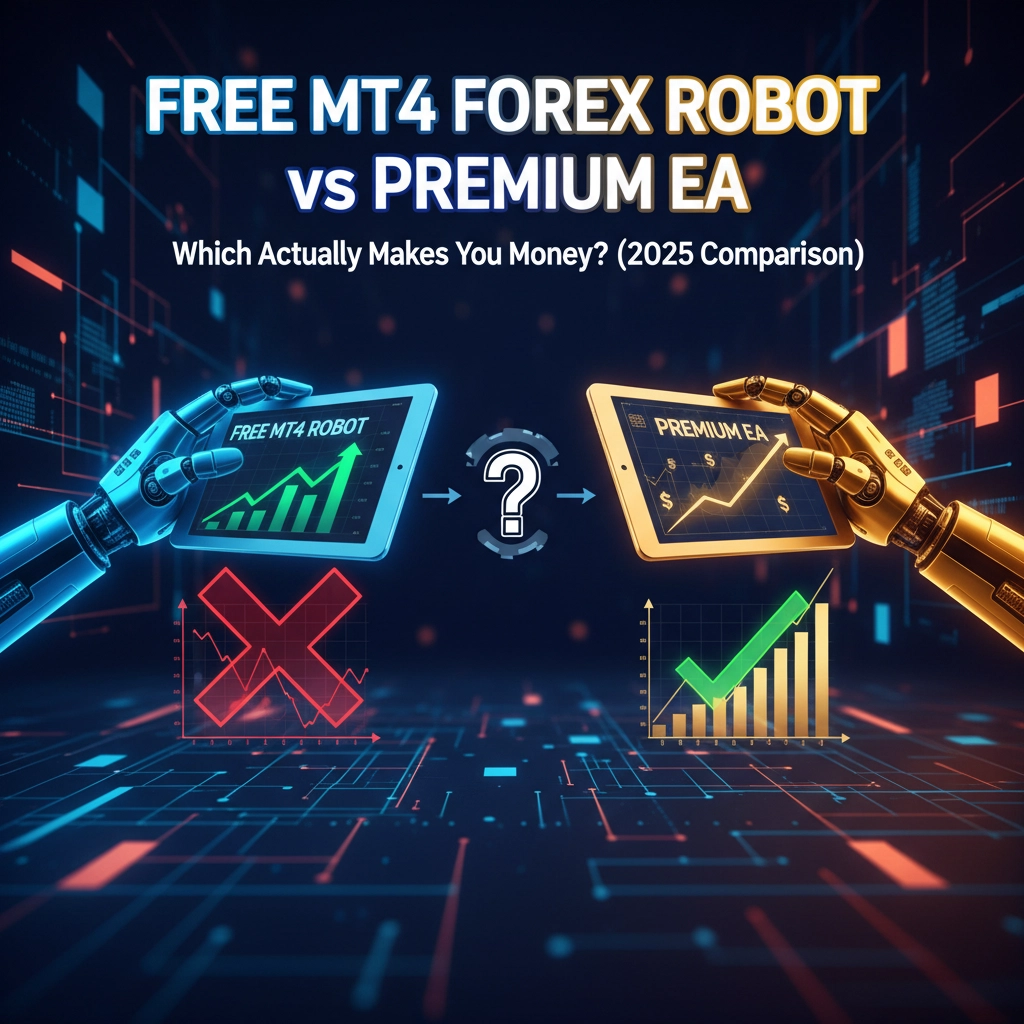 Free MT4 Forex Robot vs Premium EA dashboard comparison