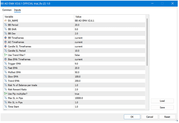 BB AO EMA V2.6 MT5