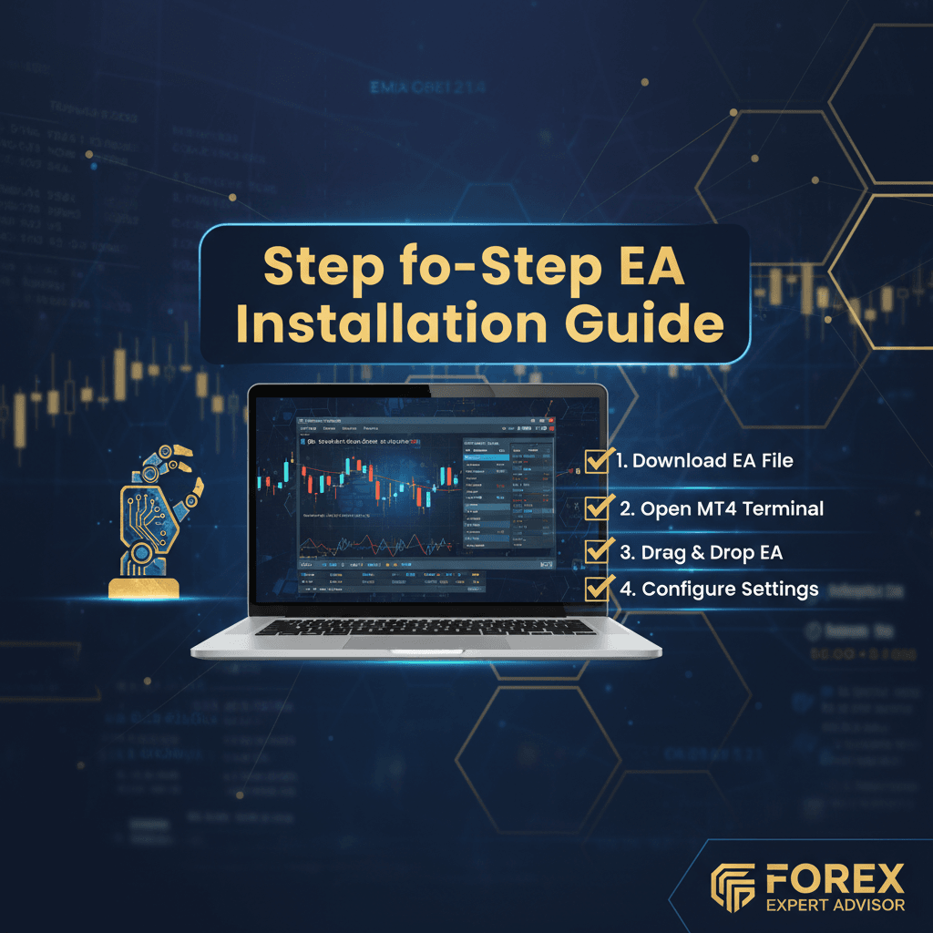 Tutorial showing how to install forex expert advisor on MetaTrader platform with step-by-step instructions