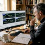 Trader analyzes charts on MT5 trading platform
