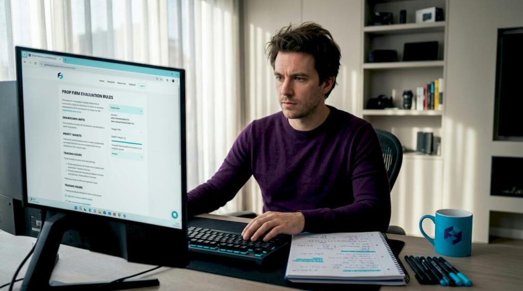 Home 39 Automated trader cross-checks prop firm rules