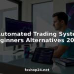 Beginner trader at home studying forex charts