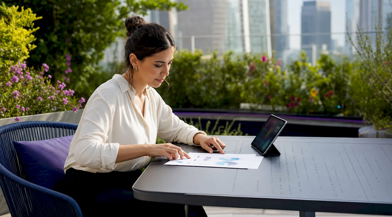 Business analyst working on strategy automation planning