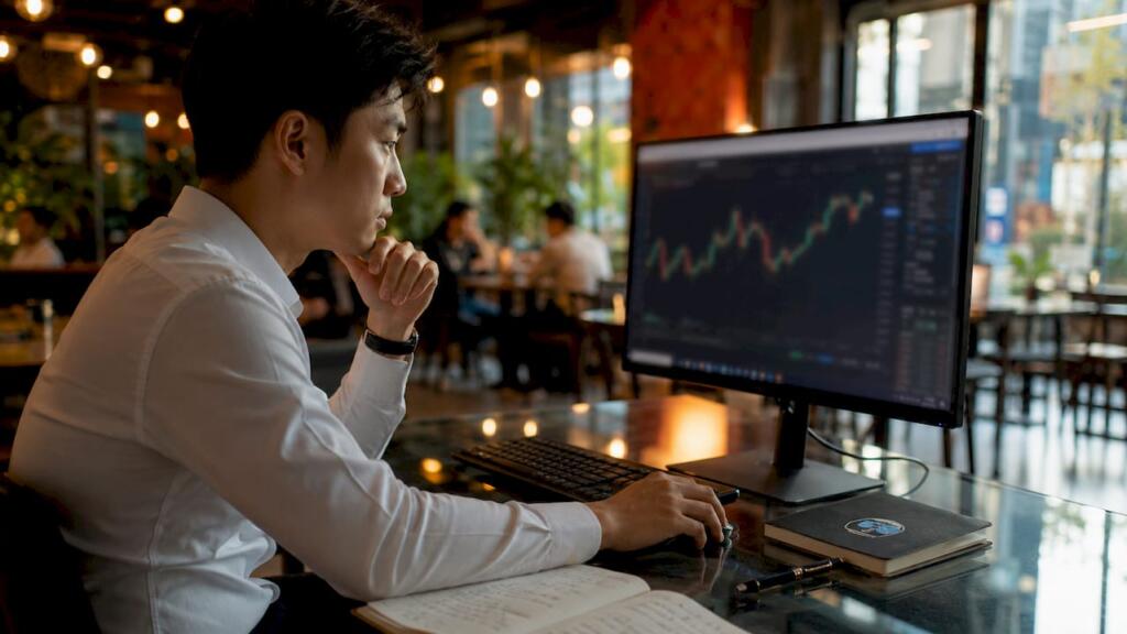 Home 31 Forex trader using MetaTrader 4 trading platform