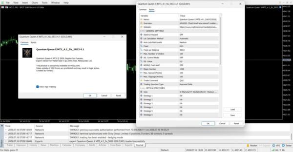Screenshot 2349 Quantum Queen X EA MT5 v4.1