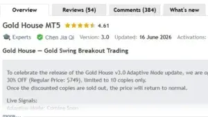 Gold House MT5 v2.0 — Source Code