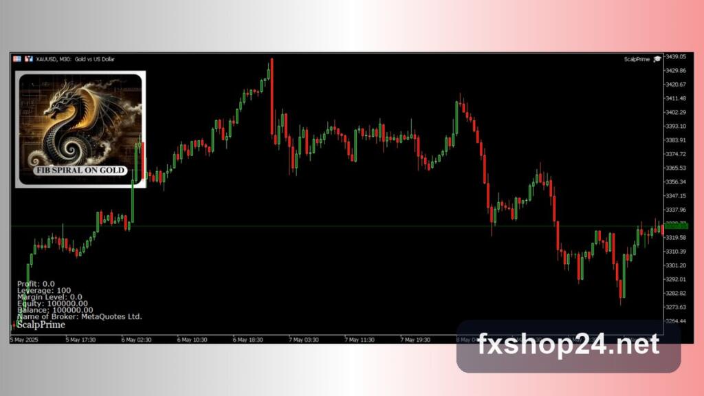 ScalpPrime v2.3 MT4 is an Expert Advisor designed for efficient scalping of XAUUSD using dual strategies.