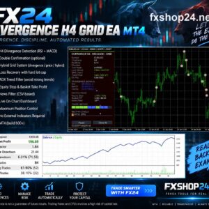 FX24 Divergence H4 Grid EA MT4
