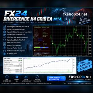 FX24 Divergence H4 Grid EA MT4