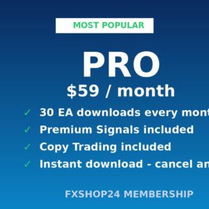 PRO Plan — 30 Downloads + Premium Signals + Copy Trading
