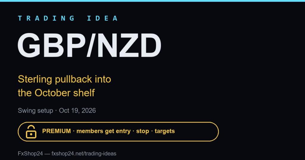 Home 25 GBP/NZD trading idea โ premium cover