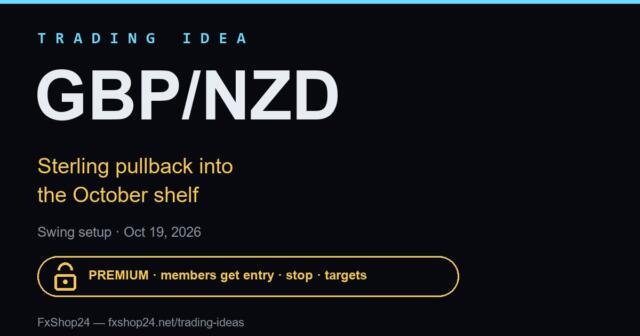 GBP/NZD trading idea — premium cover