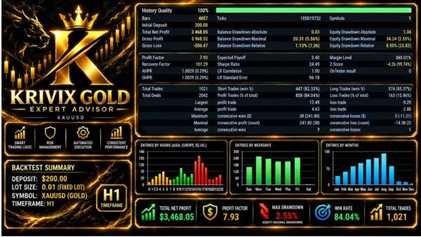KRIVIX GOLD MT5 V2.1 BUILD 6286+