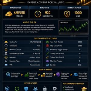 M30 PIPS GENERATOR MT4 BUILD 1479+