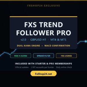 FXS Trend Follower Pro v2.0 — GBPUSD H1 EA (MT4 & MT5)